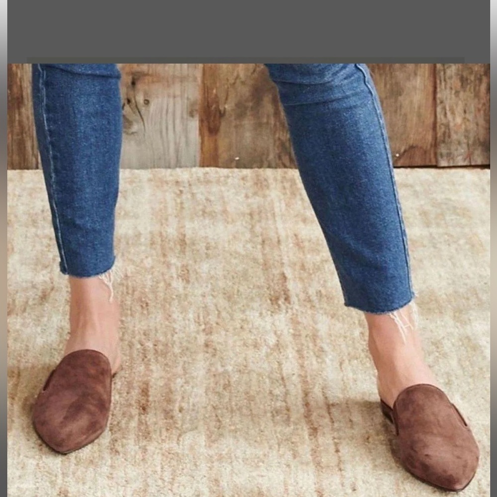COPY - Jenni Kayne	Women's Brown Espresso Slip On Pointy Toe Mules